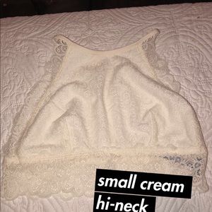 Hi-neck bralette
